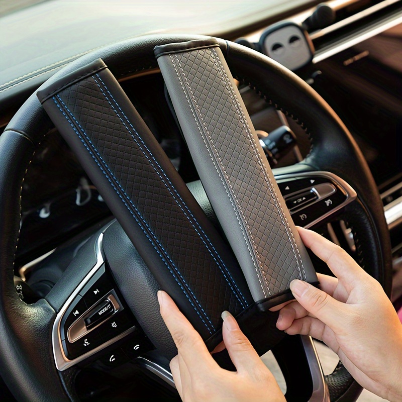 Acquista Copri cintura di sicurezza per auto in pelle PU Copri spalla  Imbottitura traspirante Cinture di sicurezza Accessori interni auto