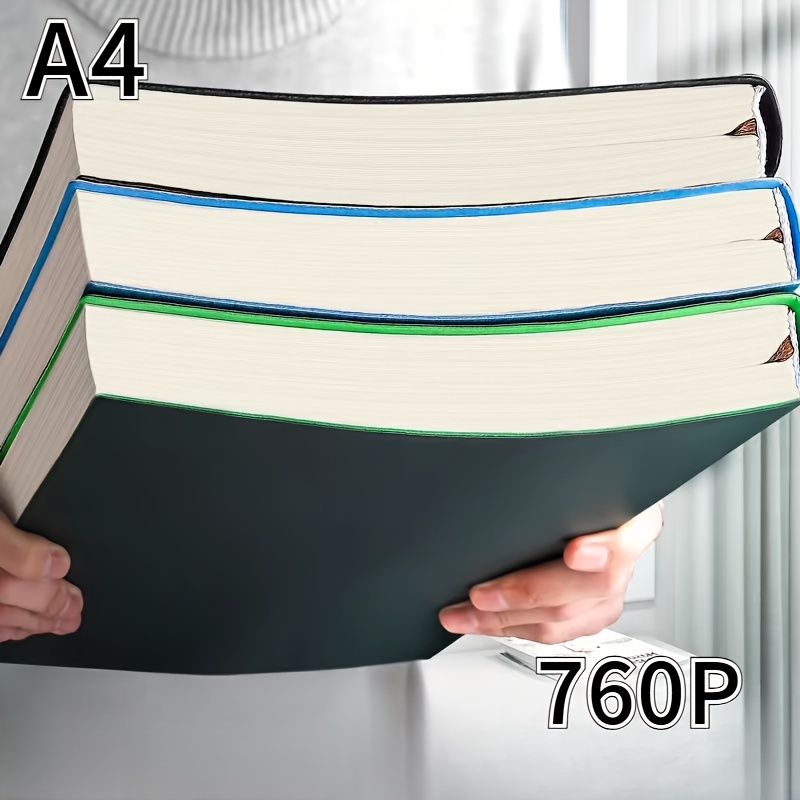 1pc A4 Sketchbook, Thickened Art Utility Sketchbook, Side Flip Flip Coil  Book, Blank Drawing Book