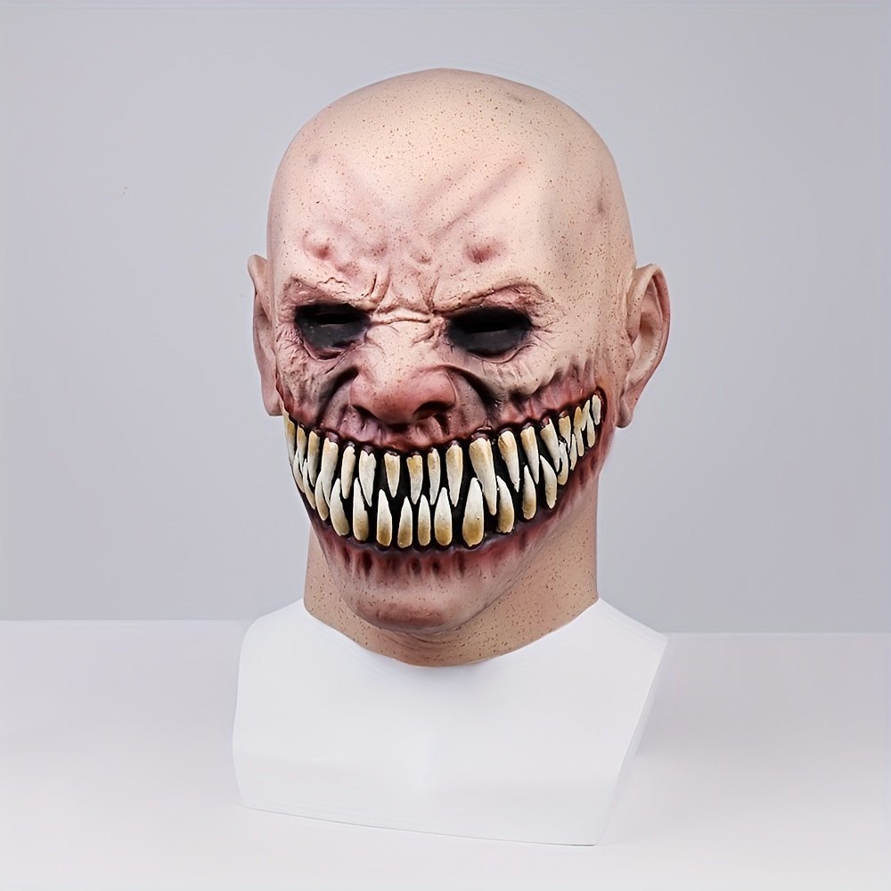 Latex Realistic Horror Faceless Zombie Mask Ghost Headgear - Temu