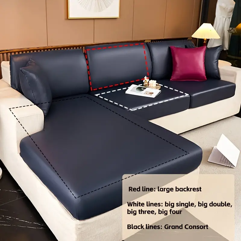 Leather Couch Cover - Temu