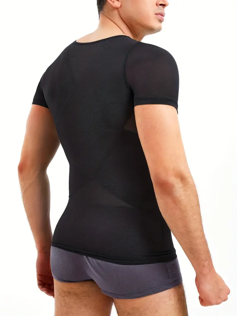 Breathable Compression Shirts for Men's, Scoop Neck Body Shaper Undershirts  Workout Shapewear Tank Tops Underwear : : Clothing, Shoes &  Accessories