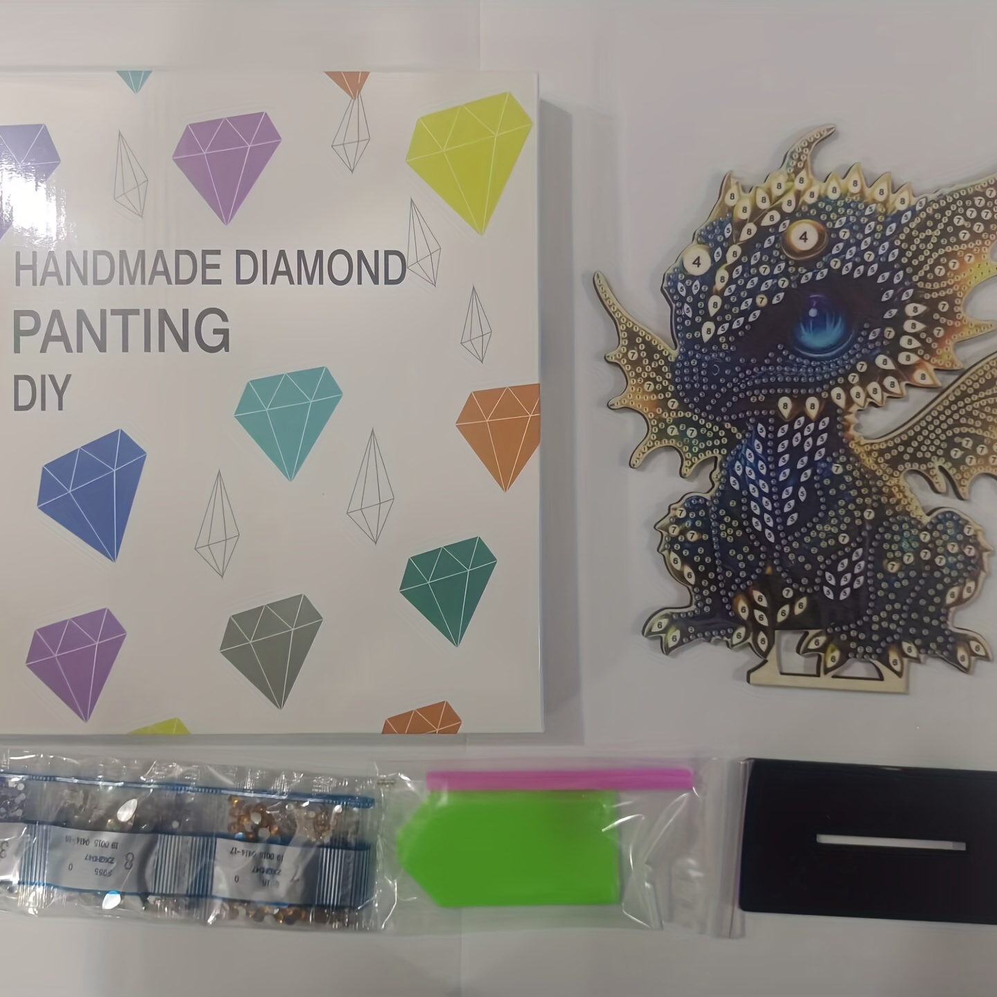 5d Diy Artificial Diamond Painting Dragon Diamond Painting - Temu