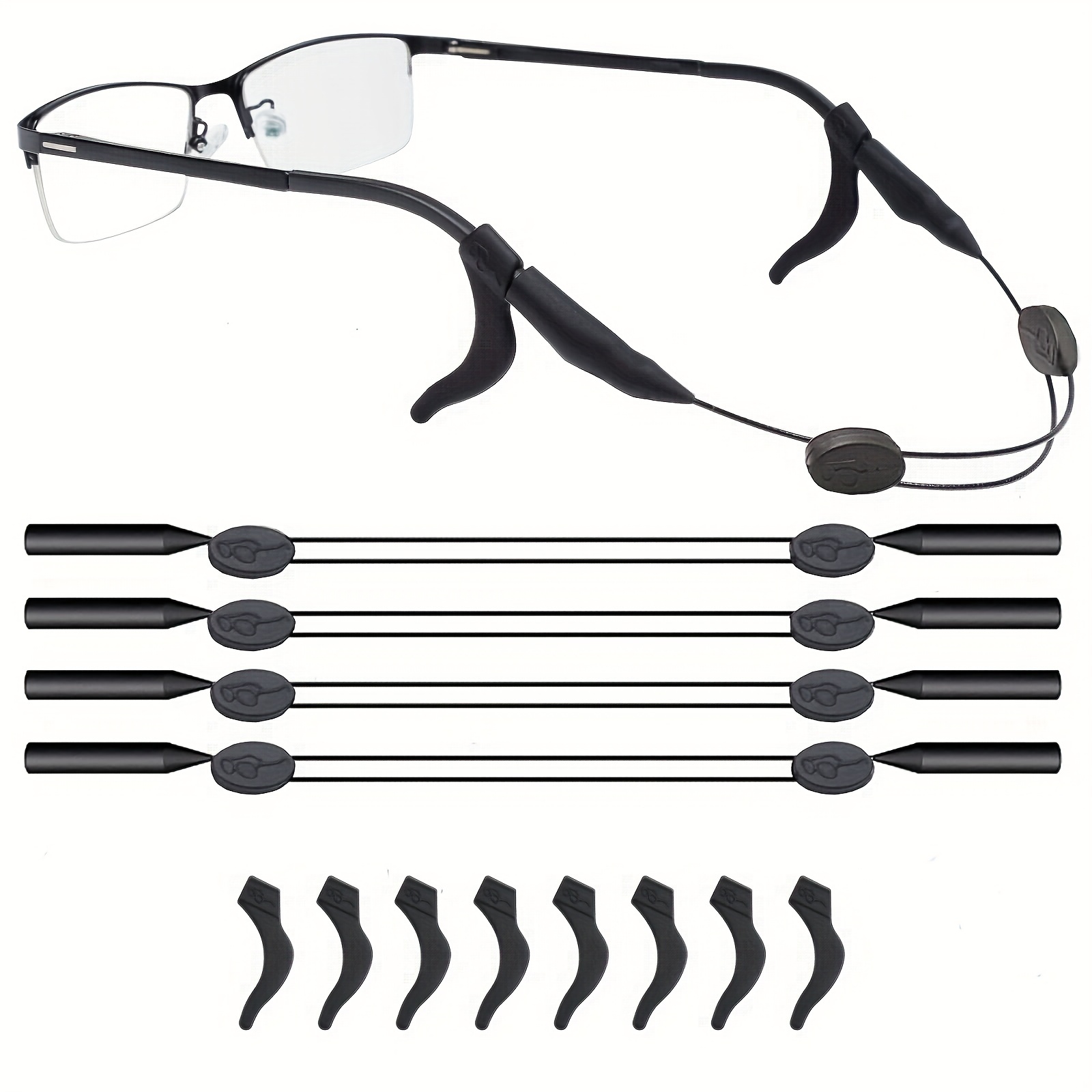 3 Packs Eyeglass Strap For Kids No Tail Adjustable Glass - Temu Canada