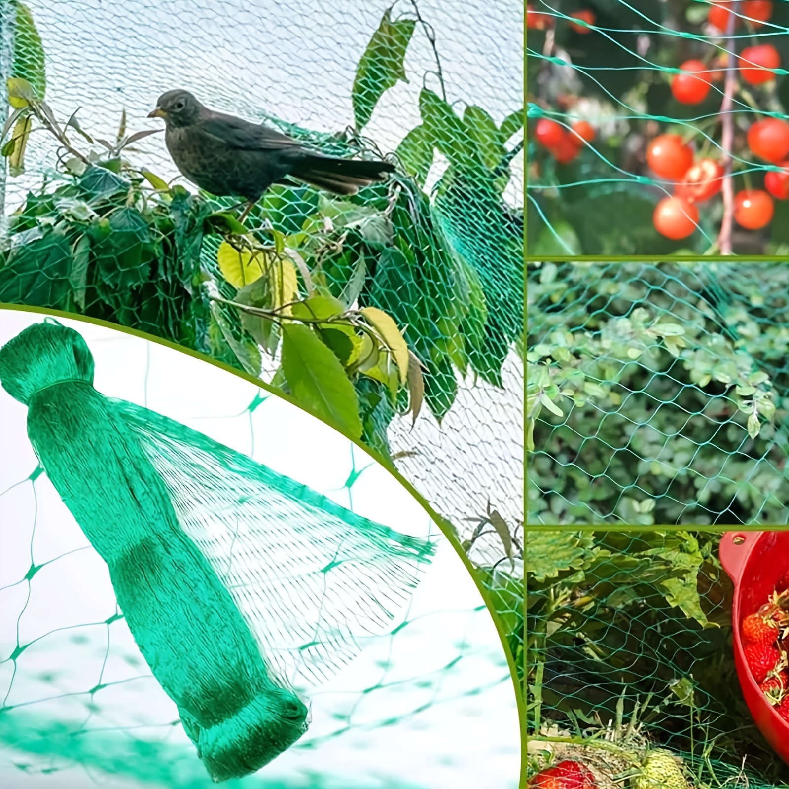 1pc Anti Bird Netting 13ftx20ft | Protect Fruit Trees & Vegetables From Birds & Animals