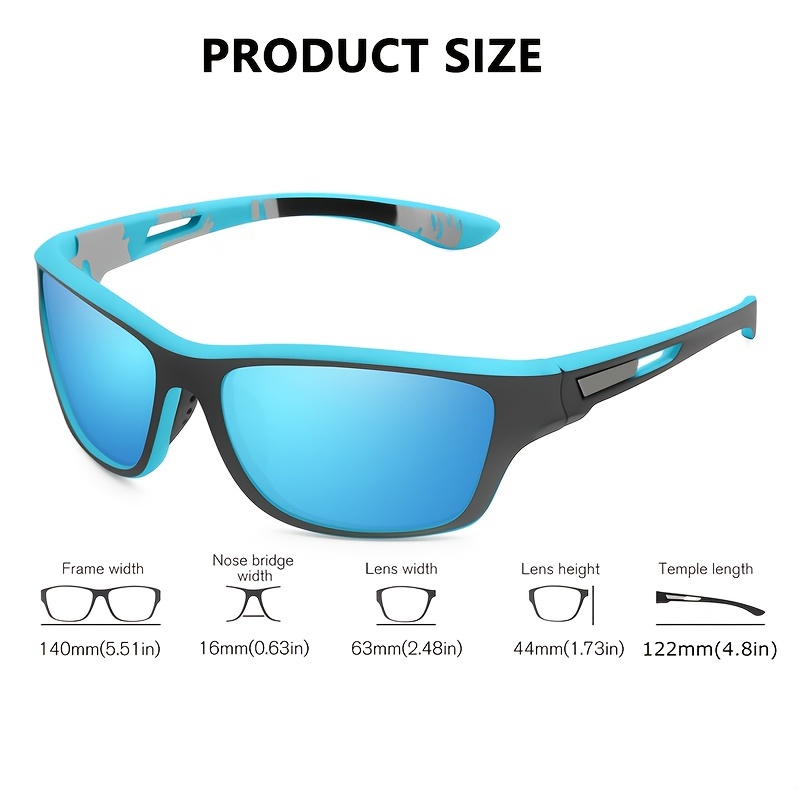 3pcs Polarized Sports for Driving, Cycling, and Fishing, UV Protection Lens Sun Glasses,Goggles Costa Eclipse Solar Glasses,Men's Safety Glasses
