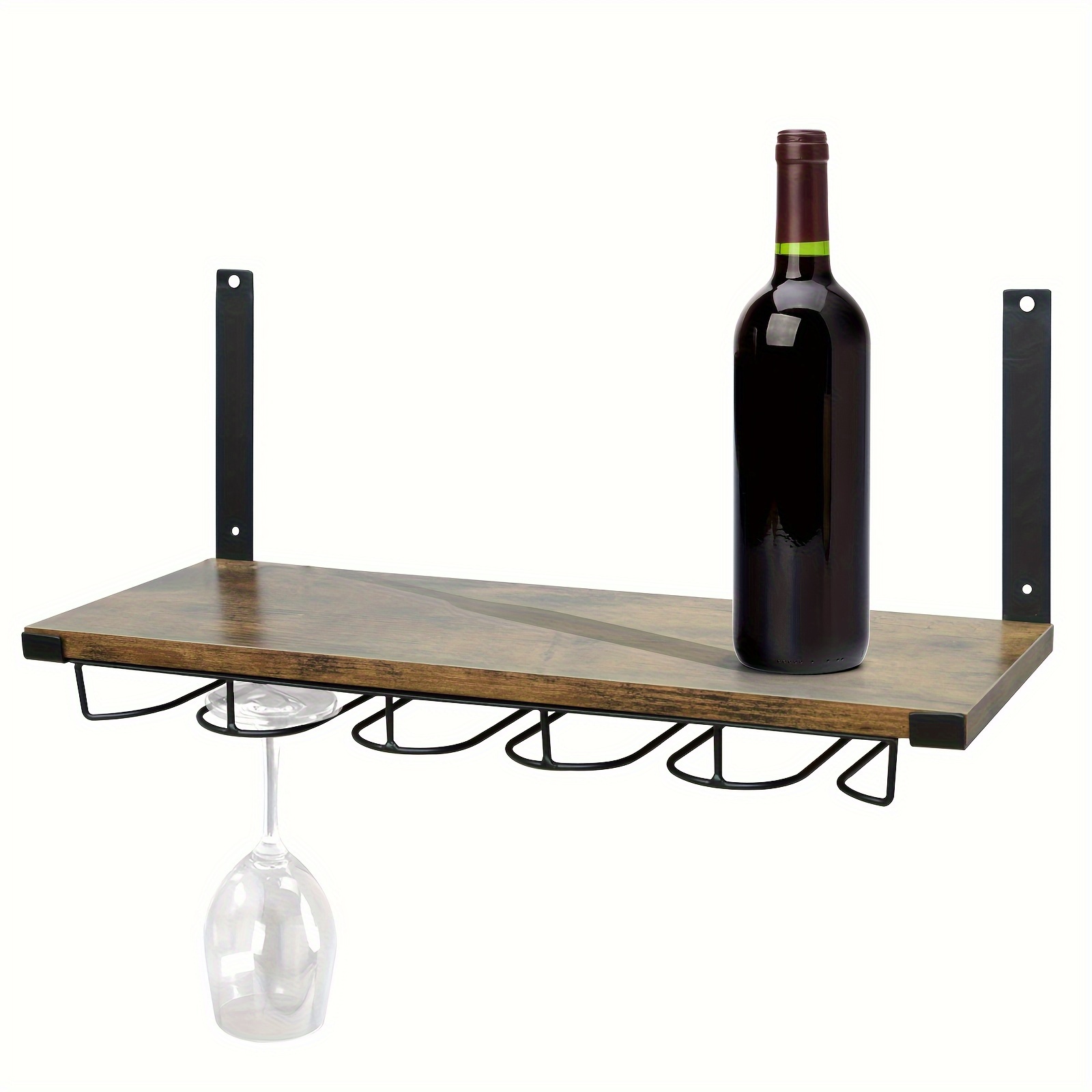 Casier à vin Debout pour 6 Bouteilles Porte-Bouteille de vin en métal de  comptoir Design Minimaliste Moderne pour Les Amateurs de vin