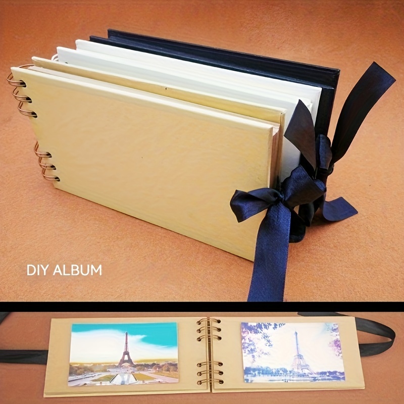 scrapbook folder album in the form of handmade handbag on cardboard,  cardboard and paper, colorful photo album and souvenirs to give away