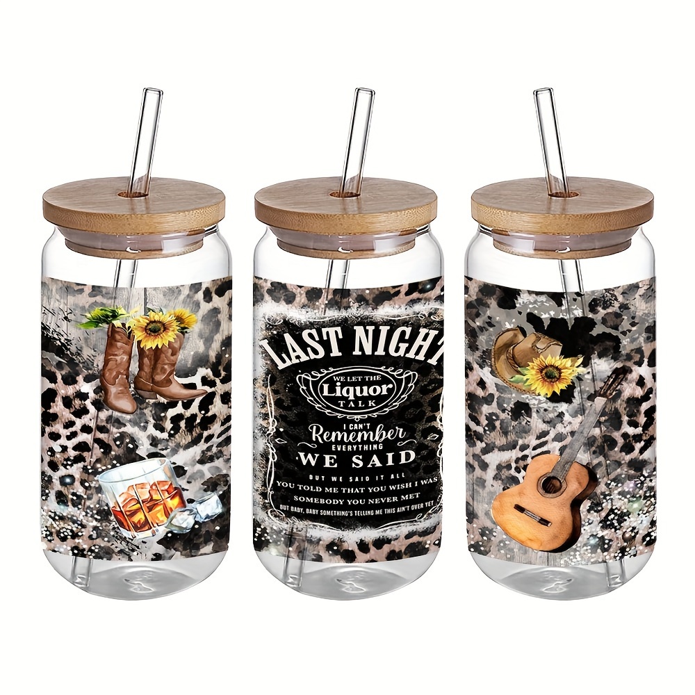 Mugs Glass Jars Stickers Halloween Diy Waterproof Transfer Sticker, Uv  Sticker, Diy Stickers For Glass Cups - Temu Italy