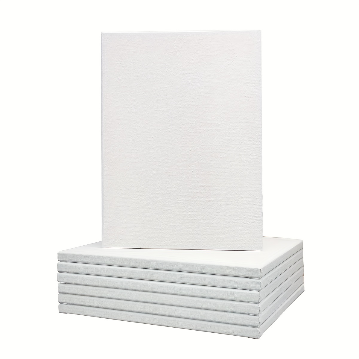 Paint Canvases For Painting, Pack Of 1, 8 X 12 Inches, Acid Free Canvases  For Painting, Art Supplies For Adults And Teens, White Blank Flat Canvas Bo