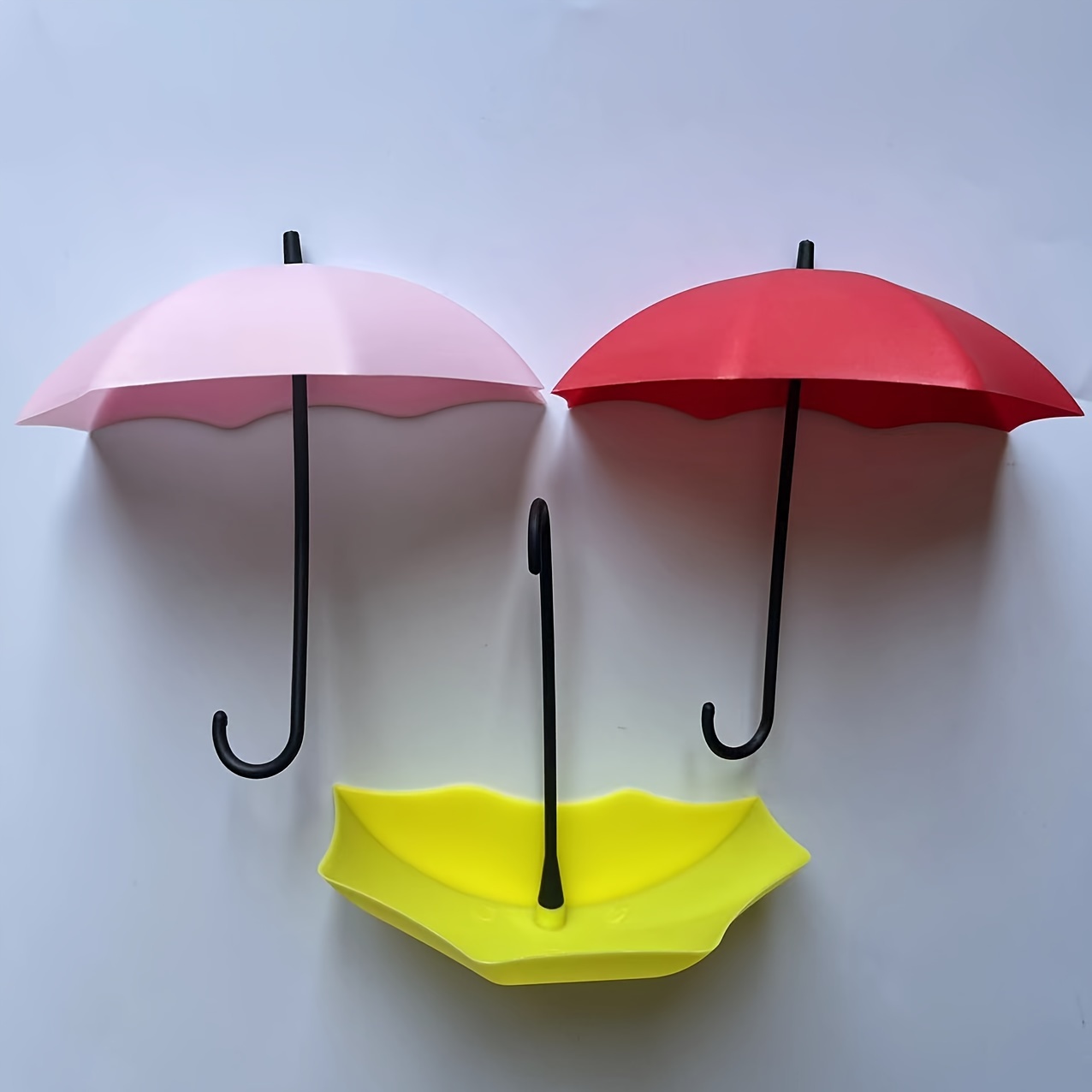 3 Stück Regenschirm design Haken Starke Klebe wanddekoration