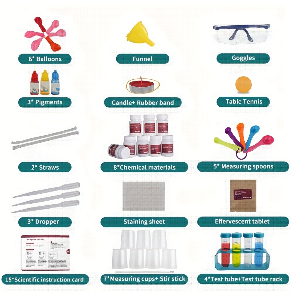 Science Kit 30 Science Lab Experiments Diy Stem Temu