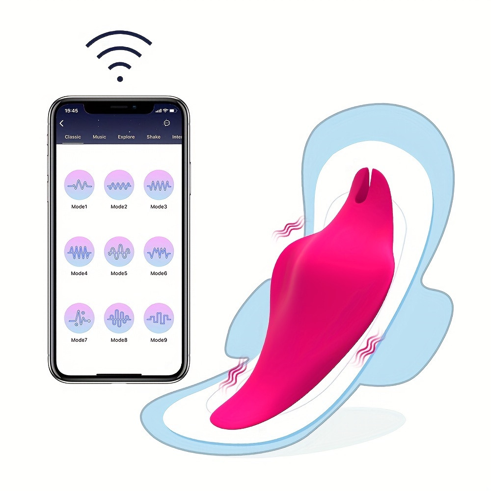 App Remote Control Wearable Panty Clitoral Vibrators, G Spot Butterfly  Vibrators with 9 Vibration Massager, Waterproof Magnetic Charging Sex Toys  for