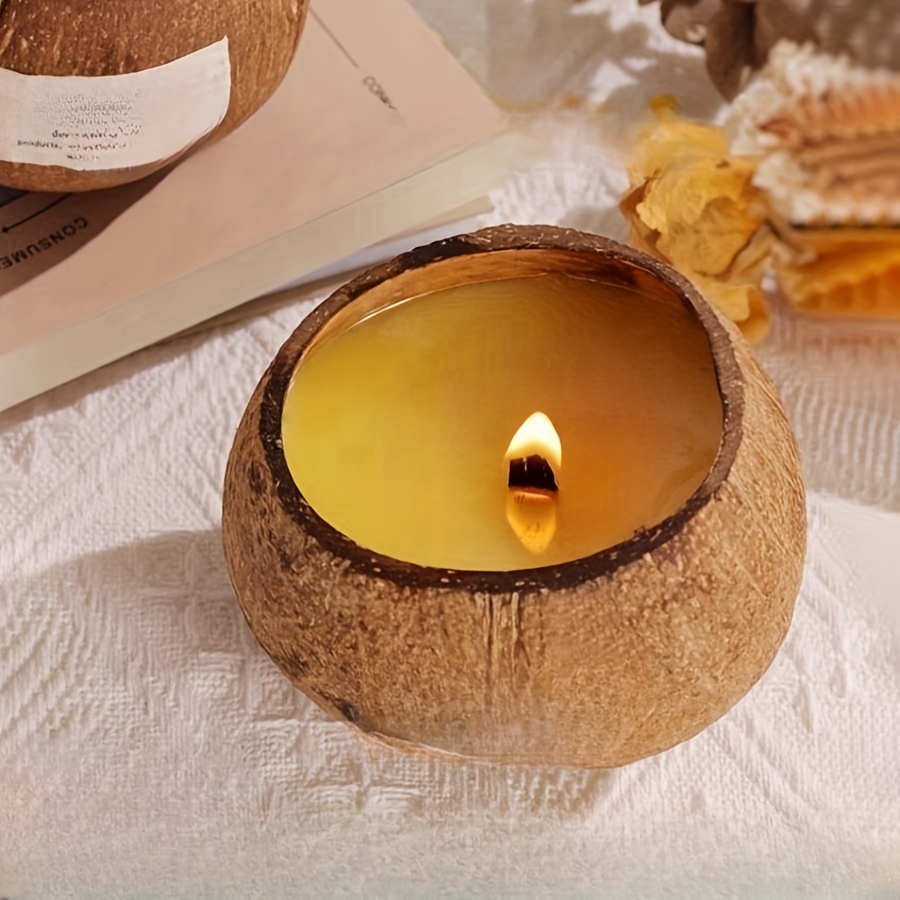 1pc Coconut Shell Scented Candle Bedroom Bathroom Fragrance Candle Romantic  Dating Holiday Gift Christmas Decor Wedding Decor Halloween Room Decor  Gothic, Shop The Latest Trends