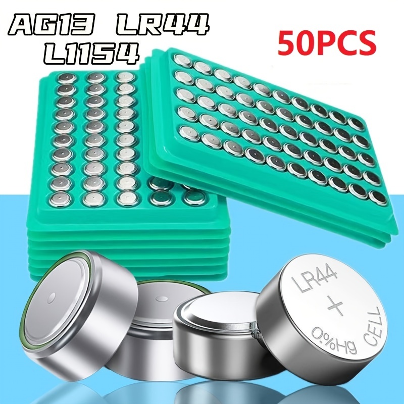 Button Coin Cell Battery Ag10 1.55v Watch Batteries Sr54 389 - Temu