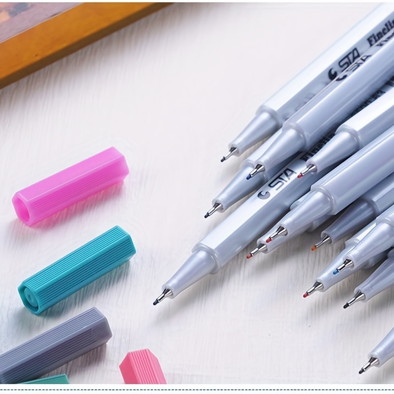 9 color hook line pens set needle tube pen comic pen for art