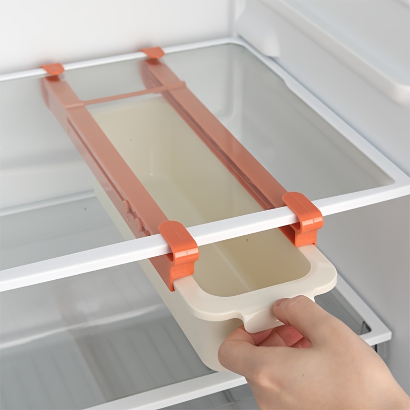 1 Unidad De Caja De Almacenamiento Para El Mantenimiento Fresco Del  Refrigerador, Estante De Cocina De Color Sólido Tipo Cajón Telescópico,  Organizador De Alimentos, Huevos Y Verduras - Temu Spain