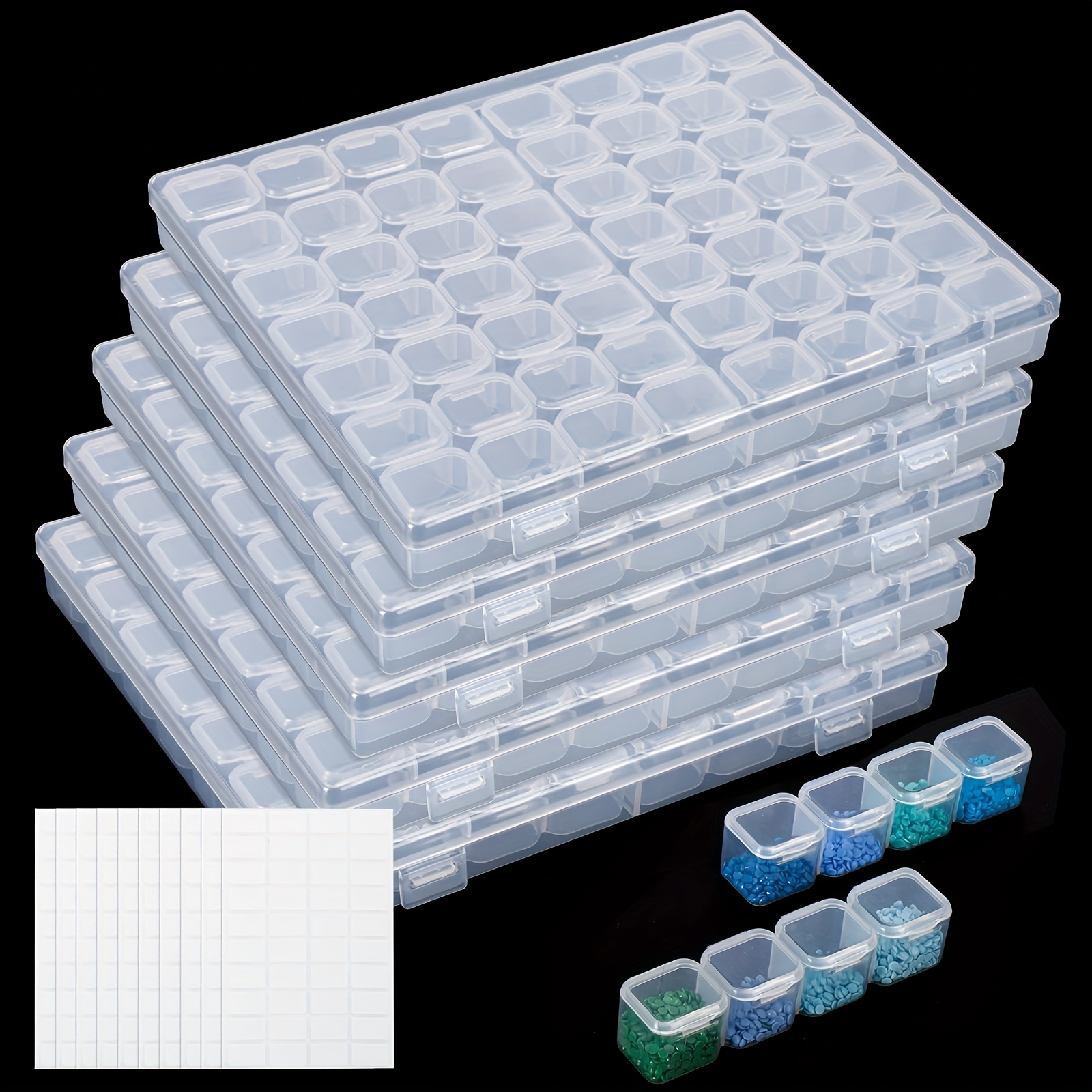 3 layer Diamond Painting Storage Container 150 slot Portable - Temu