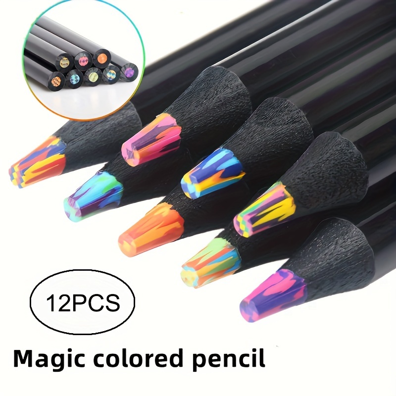 Rainbow Pencils Core (12 Colors) Colored Pencils For Adults - Temu