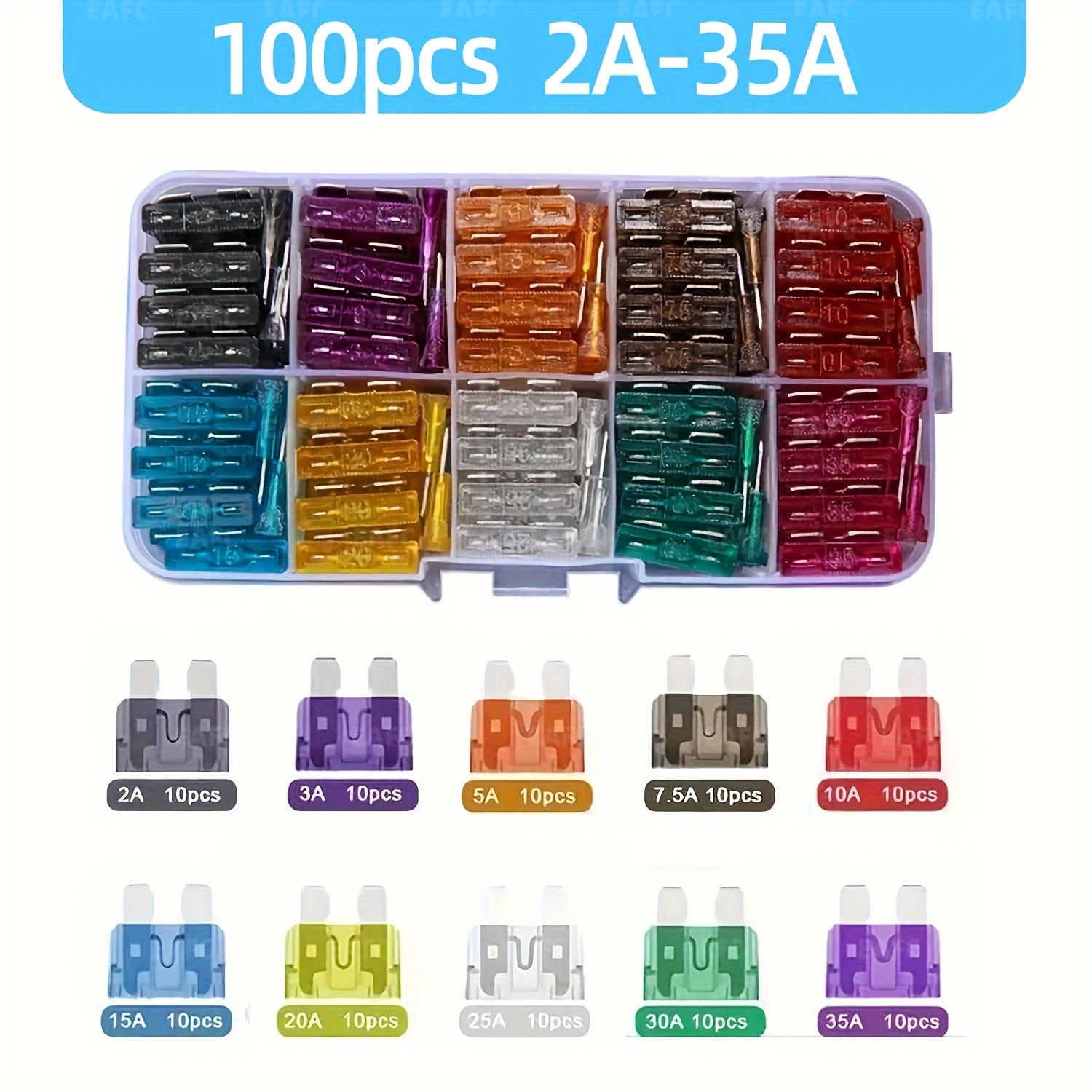 Car Fuses Assortment Kit Car Automotive Rv Standard Fuses Temu