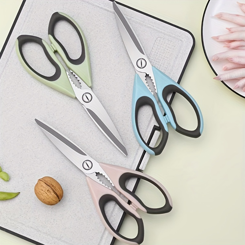3pcs Stainless Steel Kitchen Scissors Set, Multifunctional Poultry Shears  Strong Food Scissors