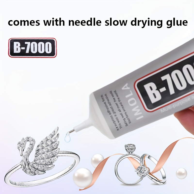  B7000 Rhinestone Glue Clear, Multi-Function Super Jewelry Glue  for Craft DIY Jewelry Phone Screen Repair : Arts, Crafts & Sewing