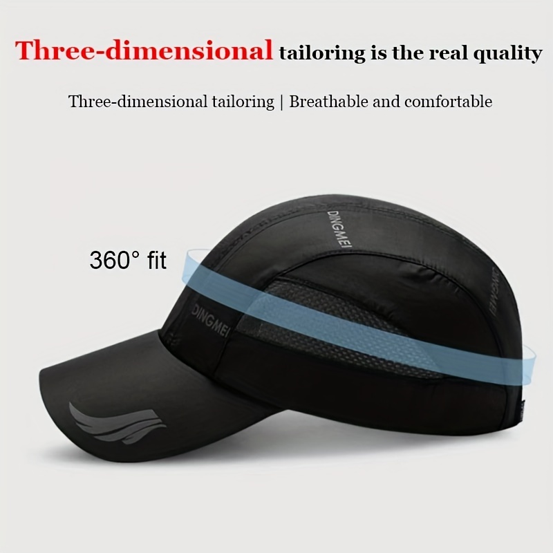 Unisex Ice Silk Visor Hat Solid Color Uv Protection Sun Hat For Outdoor  Lightweight Breathable Traceless Silicone Golf Baseball - Jewelry &  Accessories - Temu