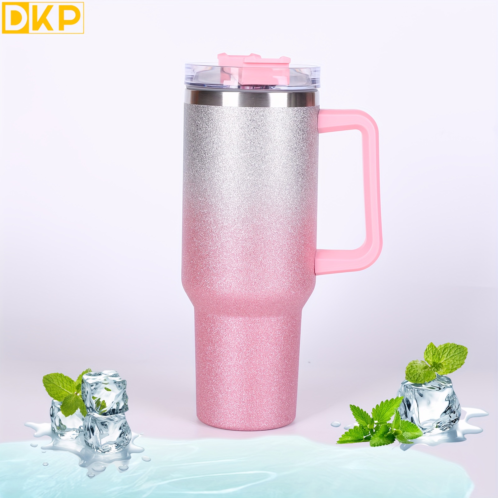 Stainless Steel Thermos Flask Outdoor Travel Hiking High Capacity Tumbler  Mug