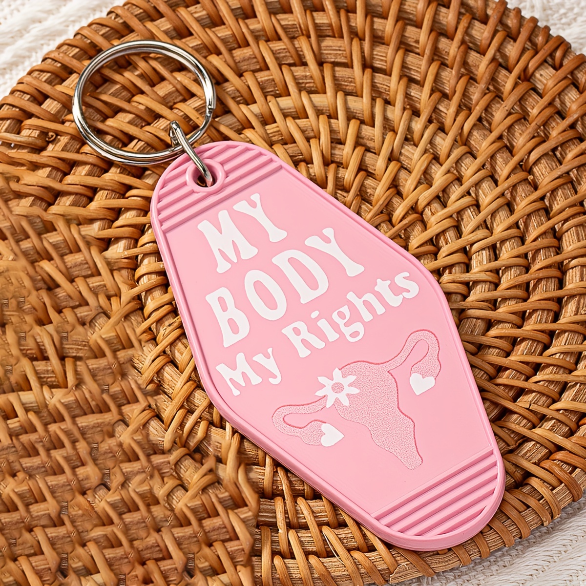 Cat Mama Hotel Motel Keychain Cute Acrylic Key Tags Luggage Tags