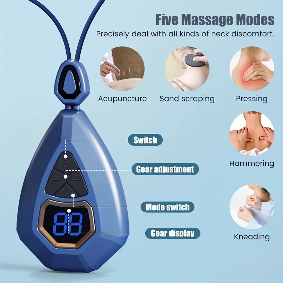 Shoulder And Neck Massager Clamp Kneading Trapezius - Temu