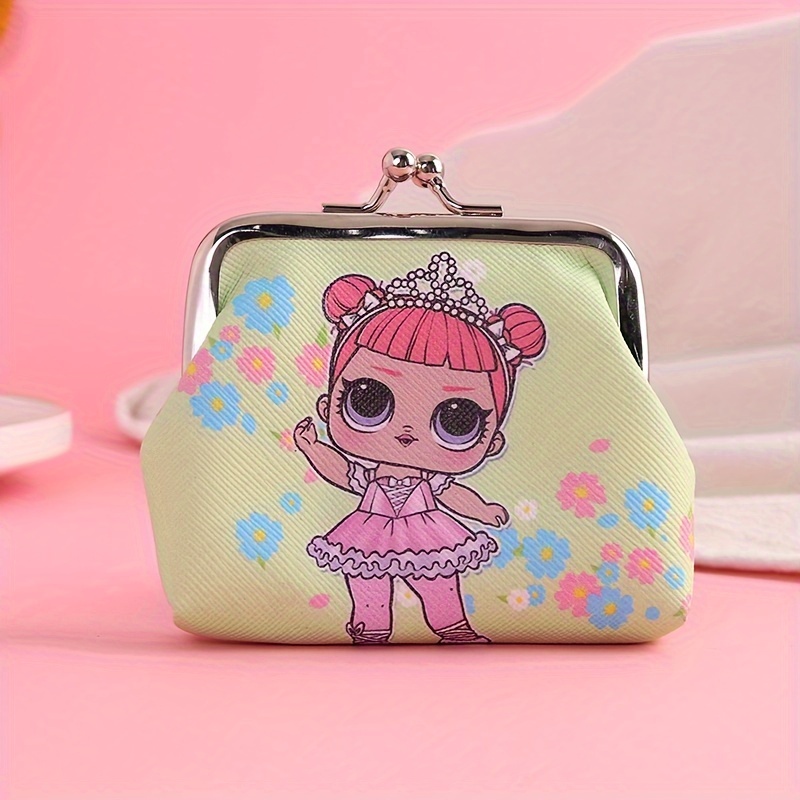 Women Girl PU Coin Purse Cartoon Mini Wallet Purse Money Key Bag