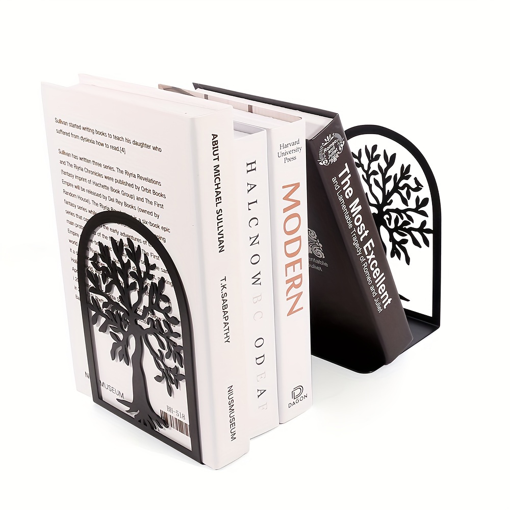 Tree　Thickened　Wrought　High-end　Widened　Temu　Of　Bookend,　Life　And　Iron　Bookend