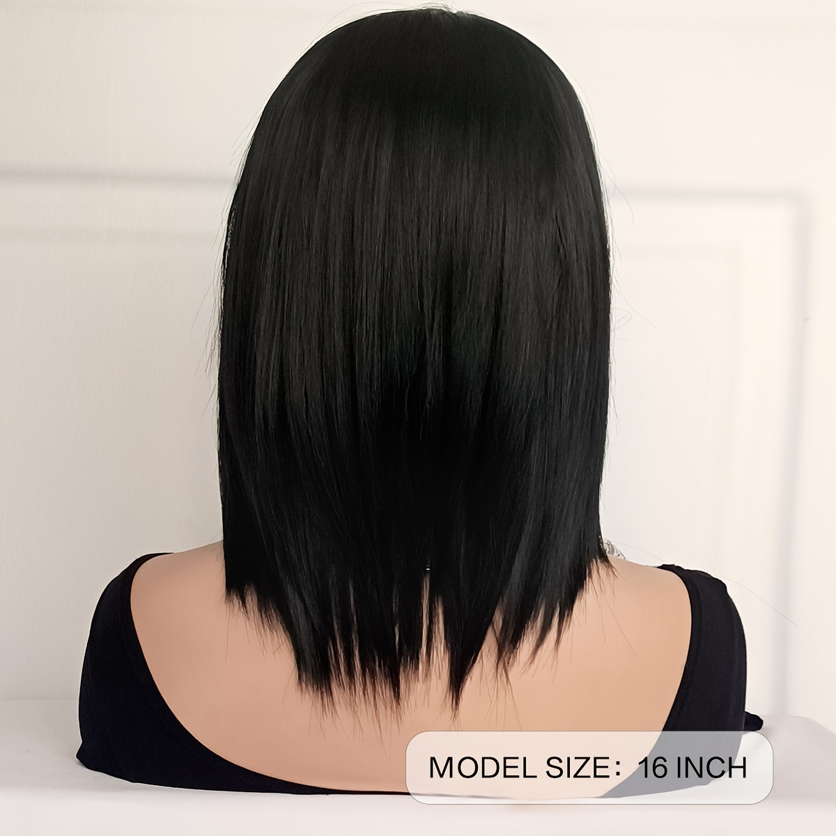 Shoulder Length Bob Wig Synthetic Hair
