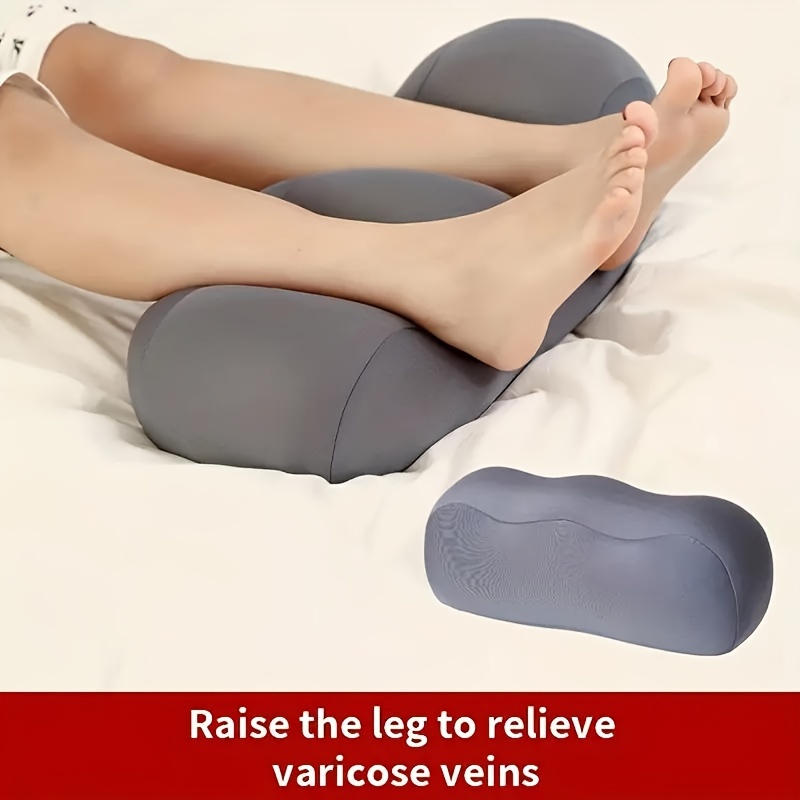 Almohada de cuña de elevación de piernas, espuma de rodilla para dormir,  después de la cirugía, almohadas para reposar las piernas, cojín de apoyo