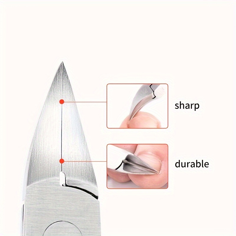 Toe Nail Clippers Thick Nails Ingrown Toenails Nippers Cutters Nail  Correction Dead Skin Dirt Remover Pedicure Care Tool