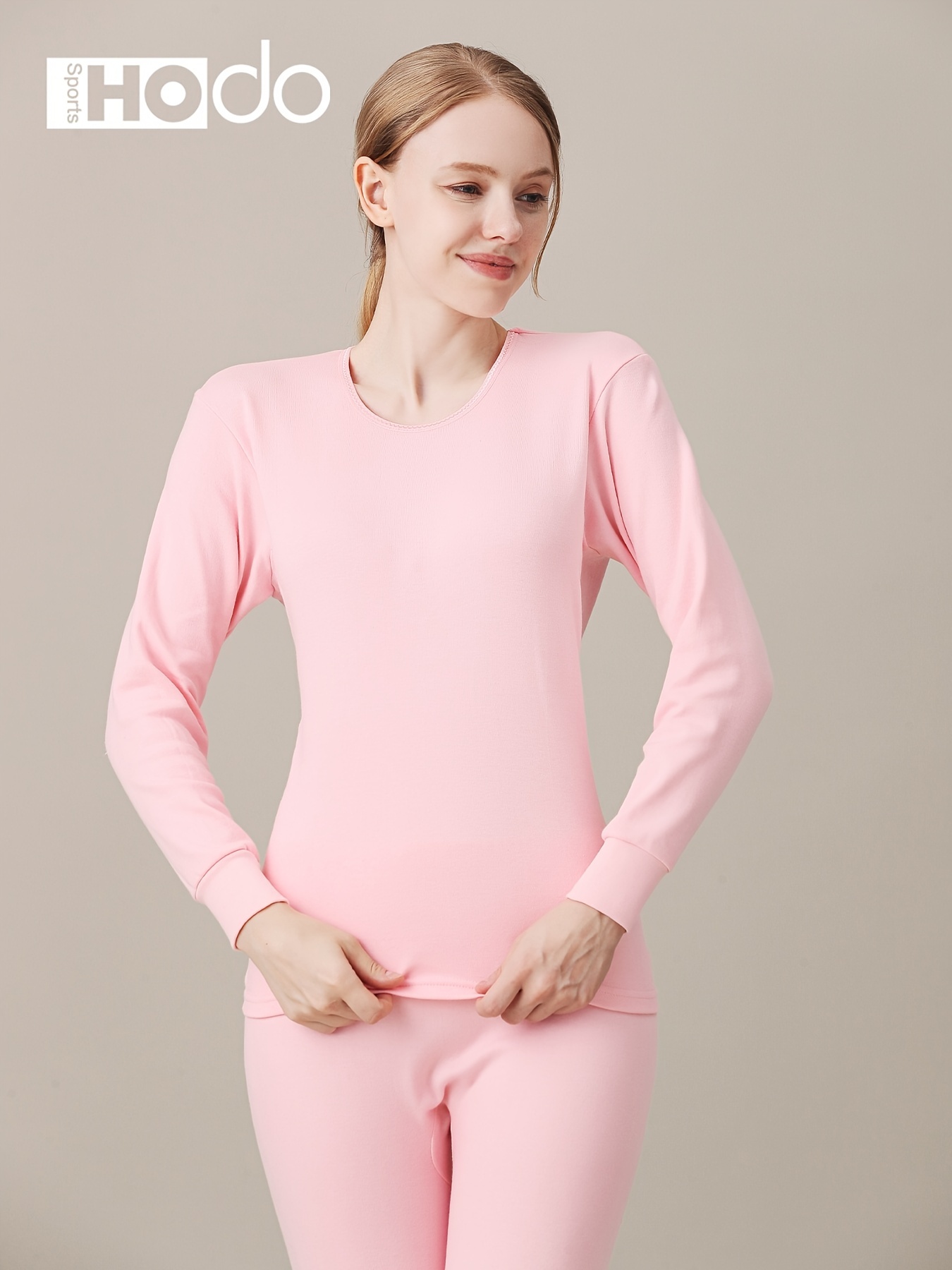 Buy WuHou Women's 100% Cotton Thermal Underwear Two Piece Long Johns  Set-XL-Fuchsia Pink Online at desertcartSeychelles