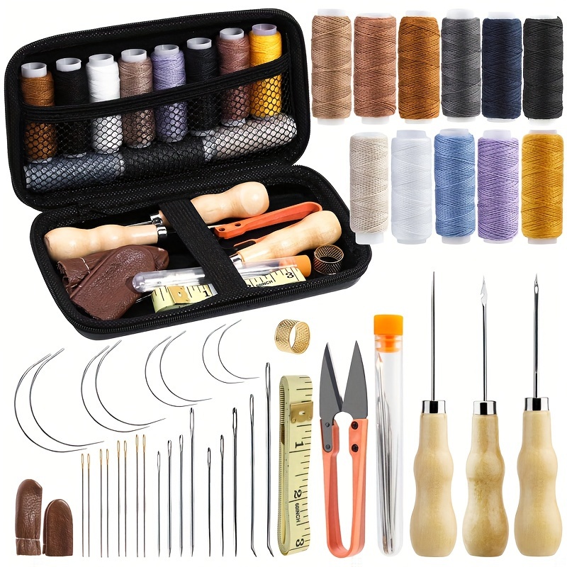 Upholstery Repair Kit Leather Sewing Kit Leather Sewing - Temu