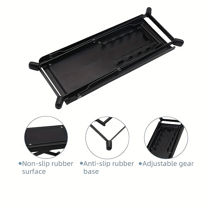 Guitar Foot Pedal Sturdy Metal Foot Rest 4 Gears High Low Non-slip