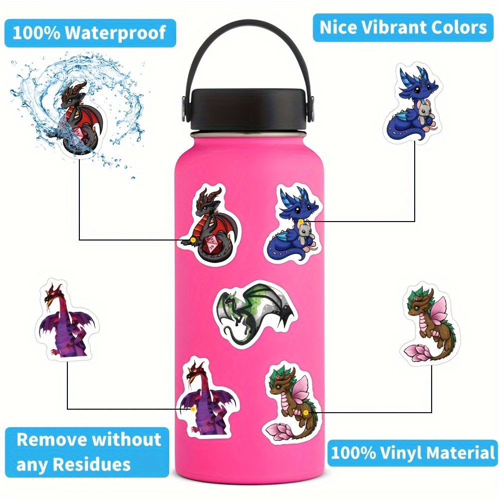  20 PCS Stickers Pack Free Aesthetic Fire Vinyl Colorful  Waterproof for Water Bottle Laptop Bumper Car Bike Luggage Guitar  Skateboard : Electronics