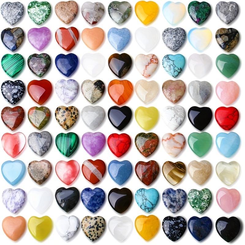 Stylish Colorful Cute Heart shaped Crystal Gem Rhinestone - Temu