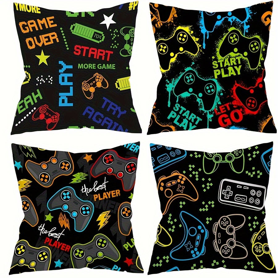Game Pillowcase Game Controller Pillow Game Player Gift Temu United
