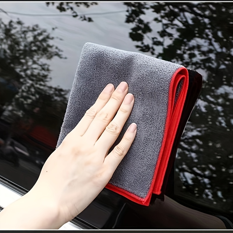 Chamois Cloth For Car 2 pcs Drying Towel Shape Real Leather - Temu