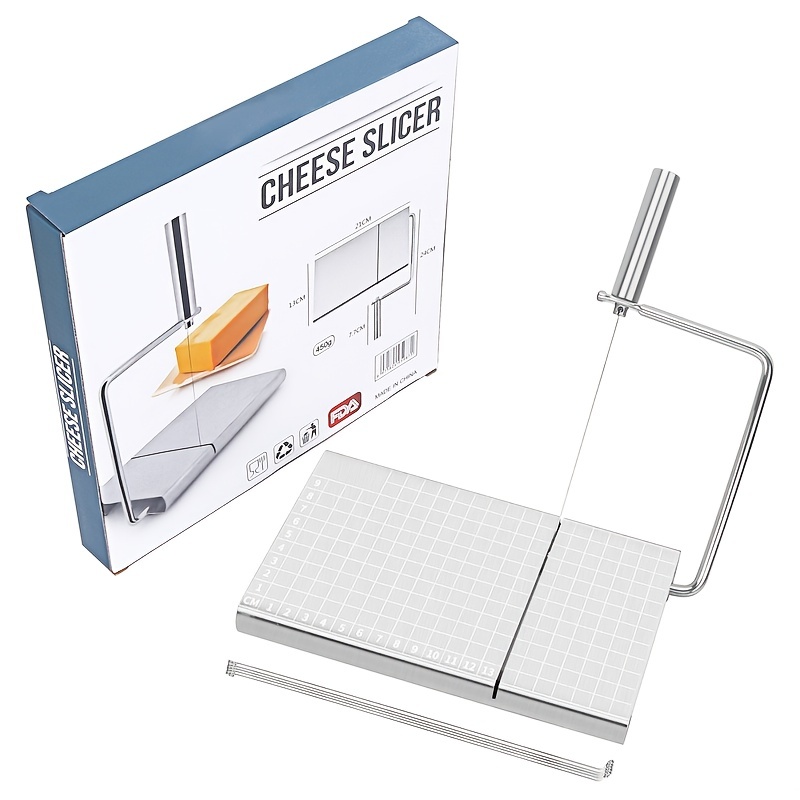 Stainless Steel Wire Cheese Slicers Board With Size Scale - Temu