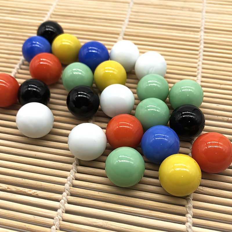 Canicas de vidrio, canicas a granel, para varios juegos de canicas 1.6 cm,  multicolores