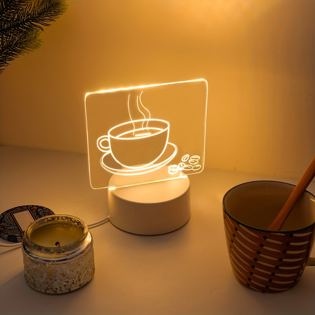 Lámpara Mesa Dormir 1 Pieza Luz Nocturna 3d Regalos - Temu