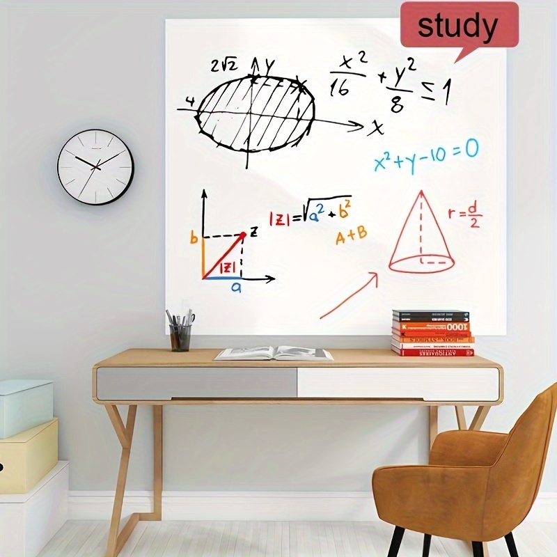 Magic Whiteboard Paper Stick On Wall Static And Portable - Temu
