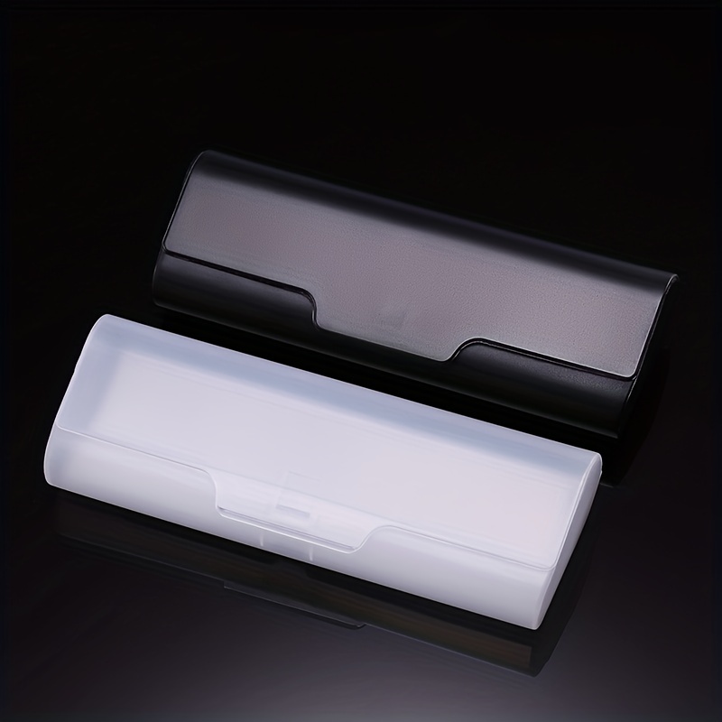 Matter Solid Glasses Case, Portable Pvc Reading Glasses Storage Case,  Protective Eyewear Container - Temu