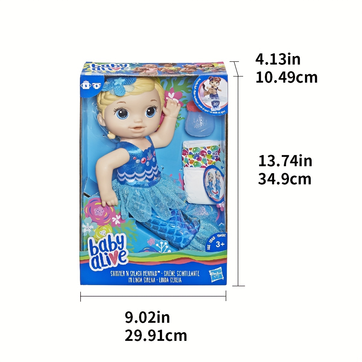 Baby alive shimmer n deals splash mermaid