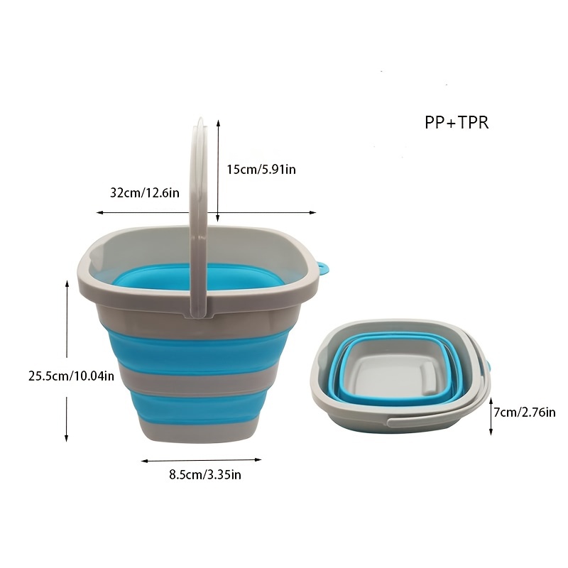 Cubo De Silicona Portátil Para Exteriores Plegable Para - Temu Mexico