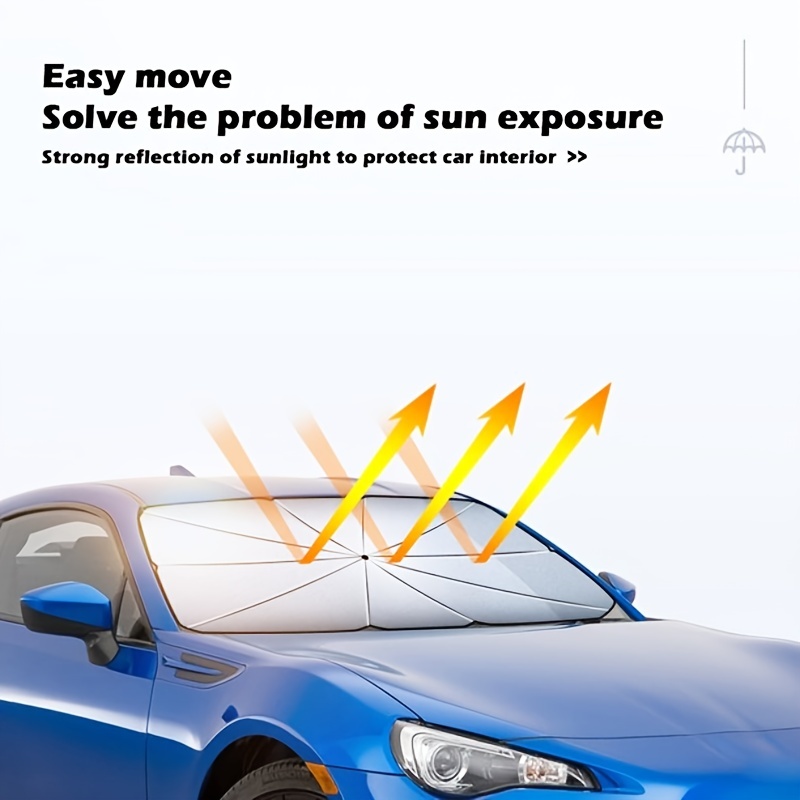 CLDURHGE Sonnenschutz Auto Frontscheibe 145×80cm Blockiert UV
