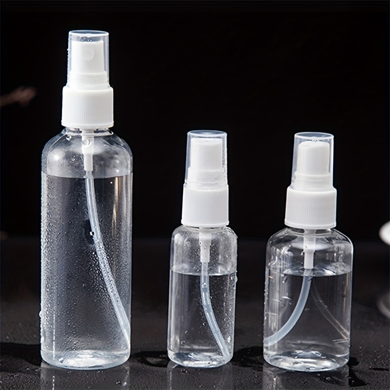 8 X Spray Bottle 100ml Transparent Atomizer Empty Fine Mist Spray Bottle  Refillable